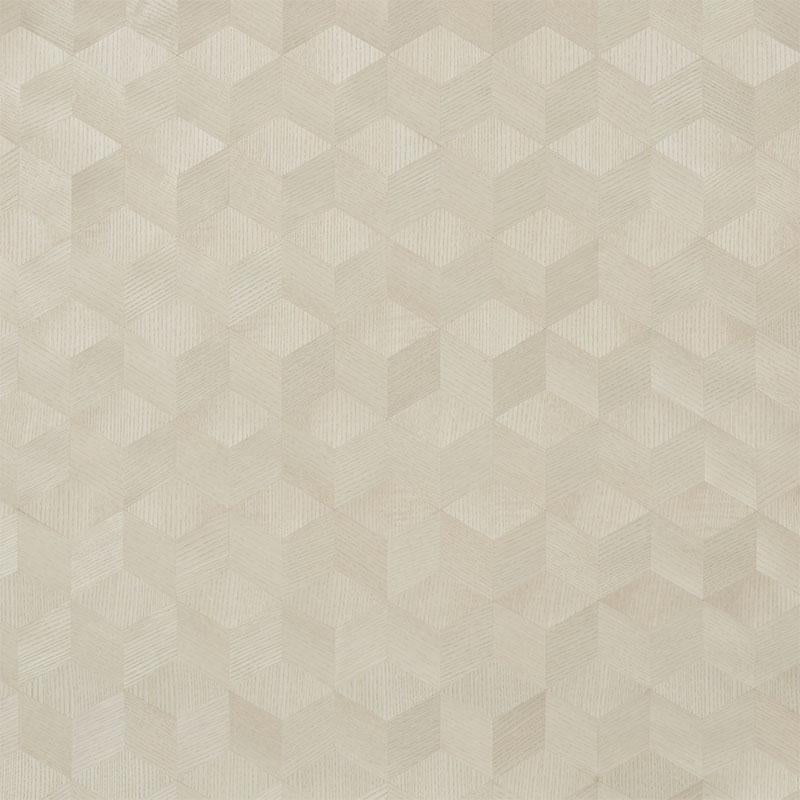Chevron Inlay Blond 5009630 by Schumacher Designer Wallpaper Modern Glamour 4.88" - Swanky Fabrics -