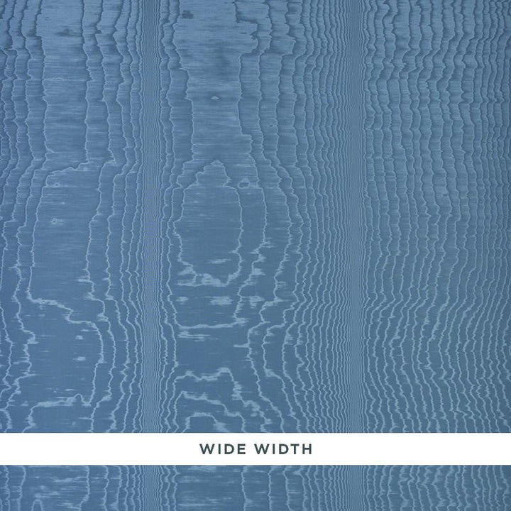 Moir Wallcovering Ocean 5009672 by Schumacher Designer Wallpaper Modern Glamour - Swanky Fabrics -