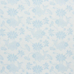 Schumacher Wallpaper Lotus Batik Sky 5009751