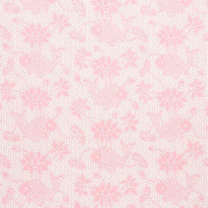 Schumacher Wallpaper Lotus Batik Pink 5009752