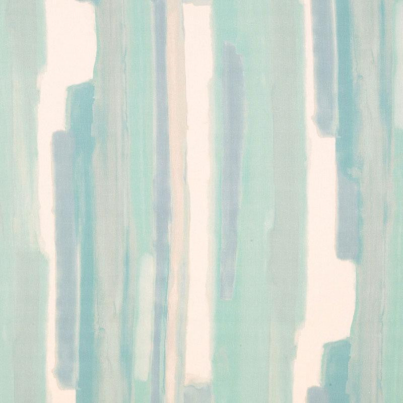 Watercolor Celadon 177171 by Schumacher Designer Fabric Miles Redd 55.12" - Swanky Fabrics -