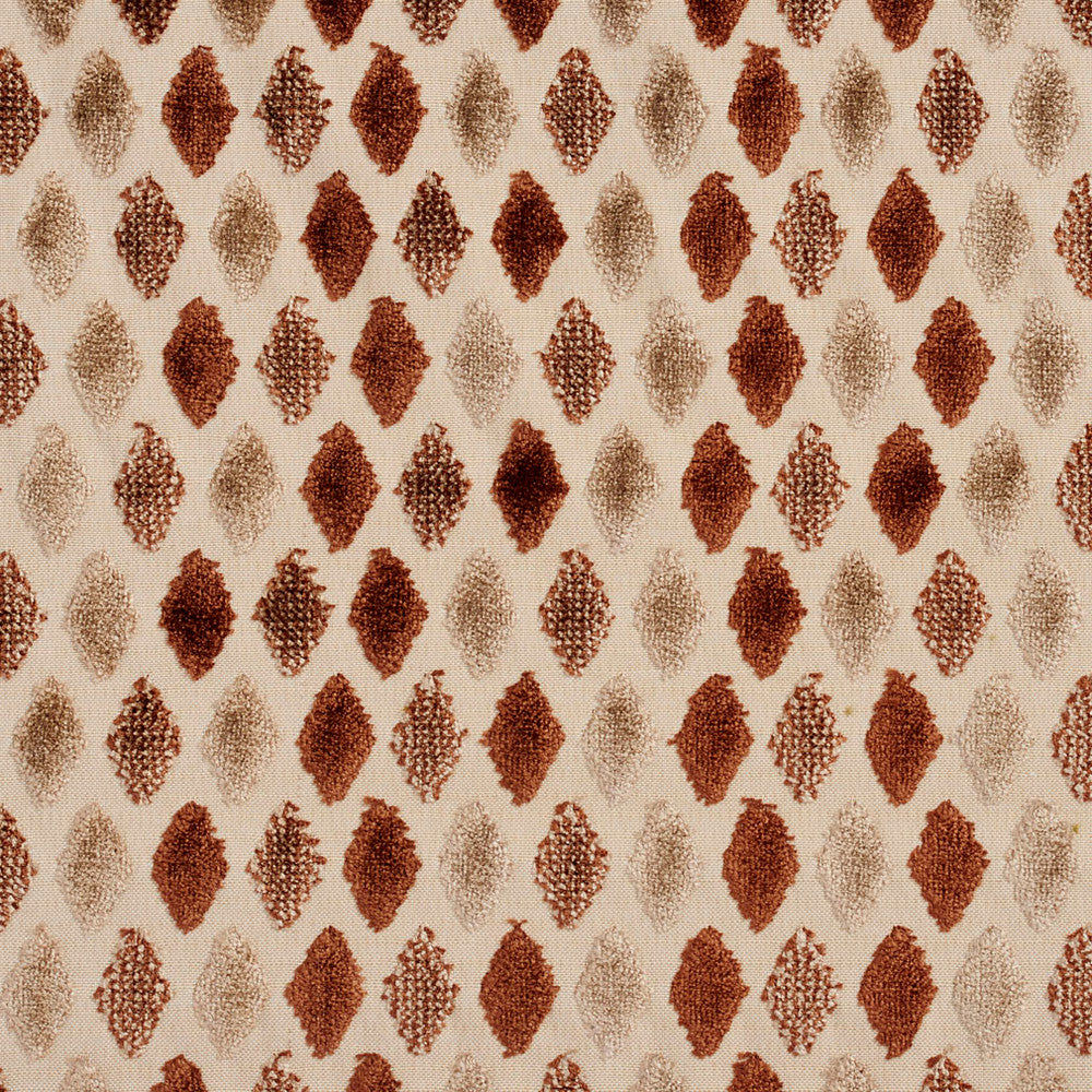 20790-07 by Charlotte Designer Fabric Cut Velvet 60% Polyester, 40% Rayon Europe Exceeds 100,000 Wyzenbeek Rubs (Heavy Duty) Horizontal: 2.5" x Vertical: 2" 54 Inches - Swanky Fabrics -