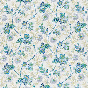 Schumacher Fabric Emperor'S Vine Peacock 177681