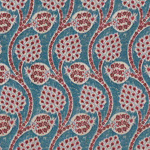 Schumacher Fabric Persephone Peacock 72000