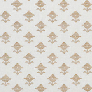 Schumacher Fabric Rubia Embroidery Ivory 74160