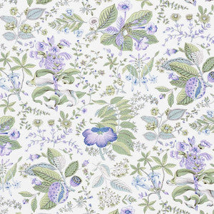Schumacher Fabric Pomegranate Botanical Purple 178120