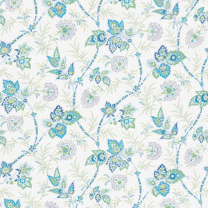 Schumacher Wallpaper Emperor'S Vine Peacock 5009290
