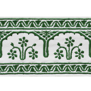 Schumacher Trim Nikola Tape Emerald 74192