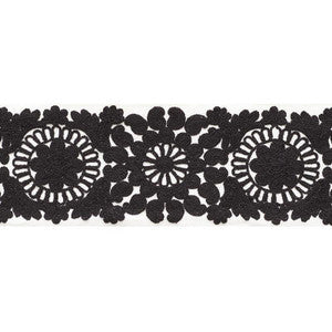 Schumacher Trim Joelle Tape Black 73621
