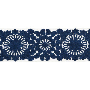 Schumacher Trim Joelle Tape Blue 73622