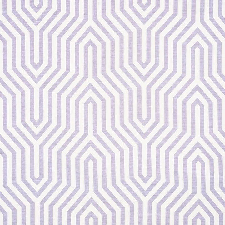 Vanderbilt Print Lavender 177272 by Schumacher Designer Fabric Mary Mcdonald 13.5" - Swanky Fabrics -