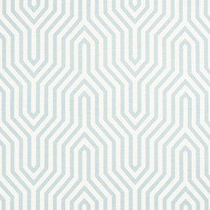 Schumacher Fabric Vanderbilt Print Mineral 177270
