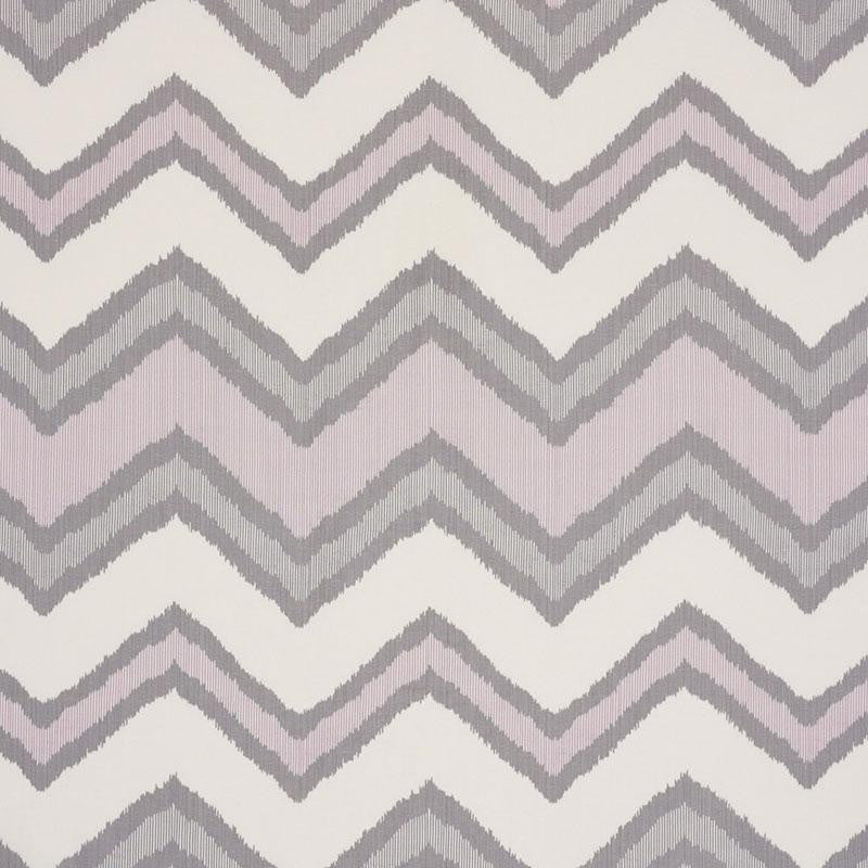 Chevron Ikat Lilac 72632 by Schumacher Designer Fabric Ikat Collection 13.5" - Swanky Fabrics -