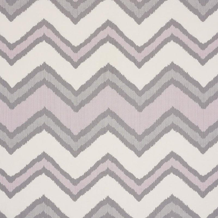 Chevron Ikat Lilac 72632 by Schumacher Designer Fabric Ikat Collection 13.5" - Swanky Fabrics -