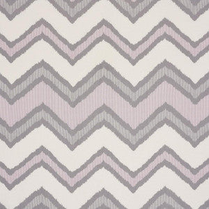 Schumacher Fabric Chevron Ikat Lilac 72632