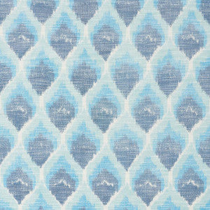 Schumacher Fabric Odisha Ikat Blues 72641