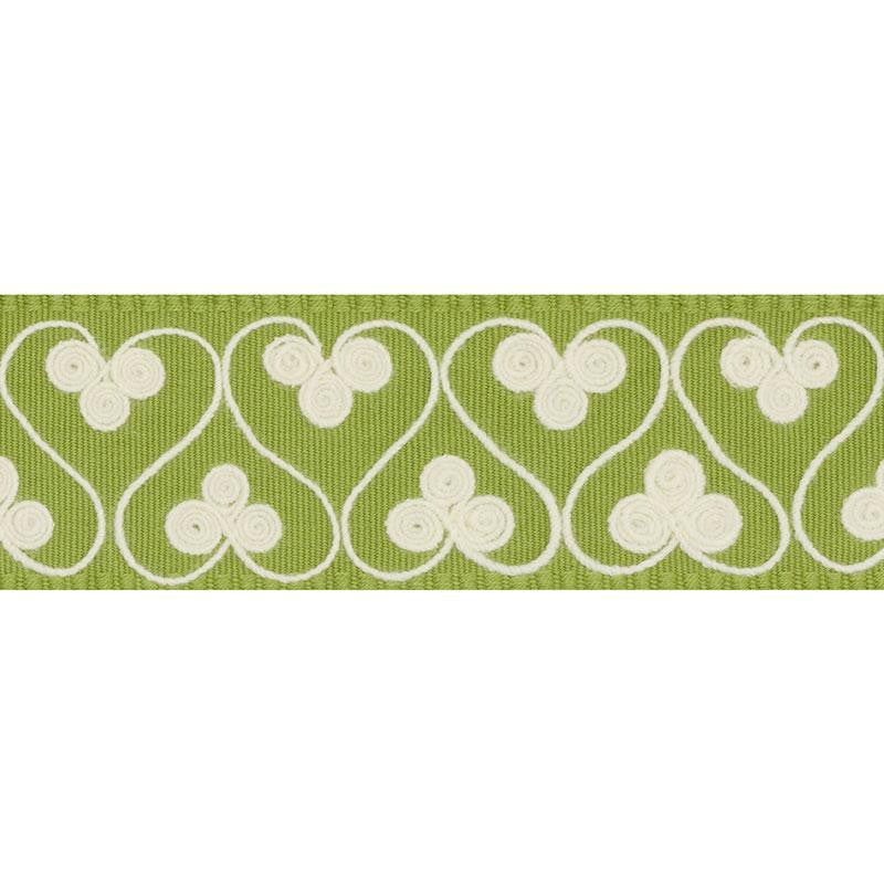 Coquette Tape Leaf 72741 by Schumacher Designer Trim Once Upon A Time 1.5" - Swanky Fabrics -