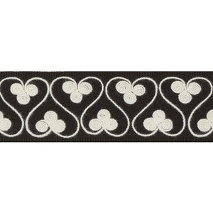 Schumacher Trim Coquette Tape Black 72743