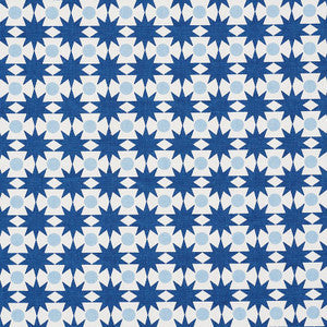 Schumacher Fabric Cosmos Blue 177060