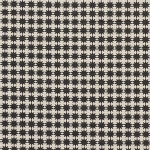 Schumacher Fabric Stella Black & Natural 177087