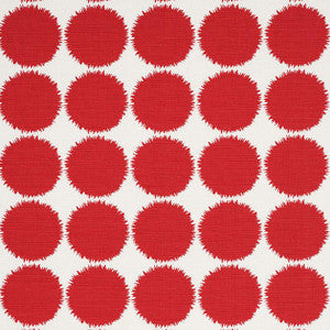 Schumacher Fabric Fuzz Red 177093