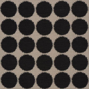 Schumacher Fabric Fuzz Black & Natural 177095