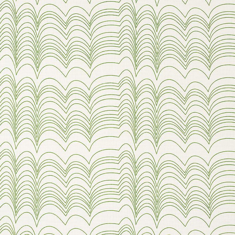 Richter Indoor/Outdoor Green 177111 by Schumacher Designer Fabric Studio Bon 10.75" - Swanky Fabrics -