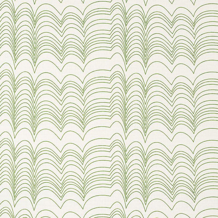 Richter Indoor/Outdoor Green 177111 by Schumacher Designer Fabric Studio Bon 10.75" - Swanky Fabrics -