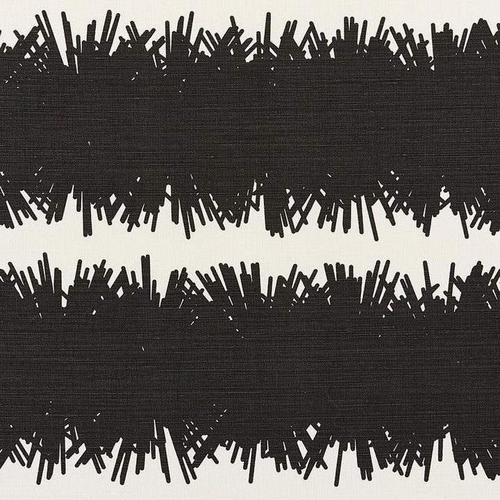 Bang Black 177123 by Schumacher Designer Fabric Studio Bon 27.0" - Swanky Fabrics -
