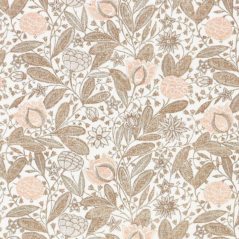 Gloria Rose 176841 by Schumacher Designer Fabric Wallflowers 18.0" - Swanky Fabrics -