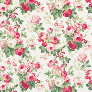 Schumacher Fabric Nancy Floral Rose 177200