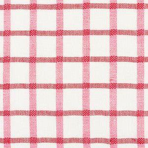 Schumacher Fabric Pauline Check Casement Rose 72072