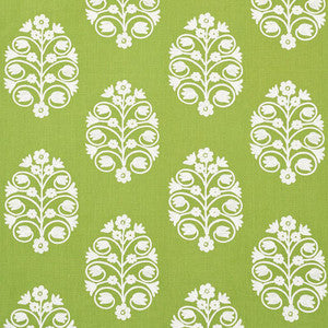 Schumacher Fabric Talitha Embroidery Leaf 72092
