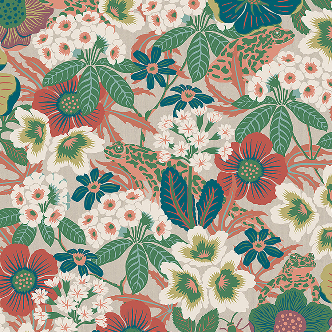 Schumacher Wallcovering Kvackstepp - Multi