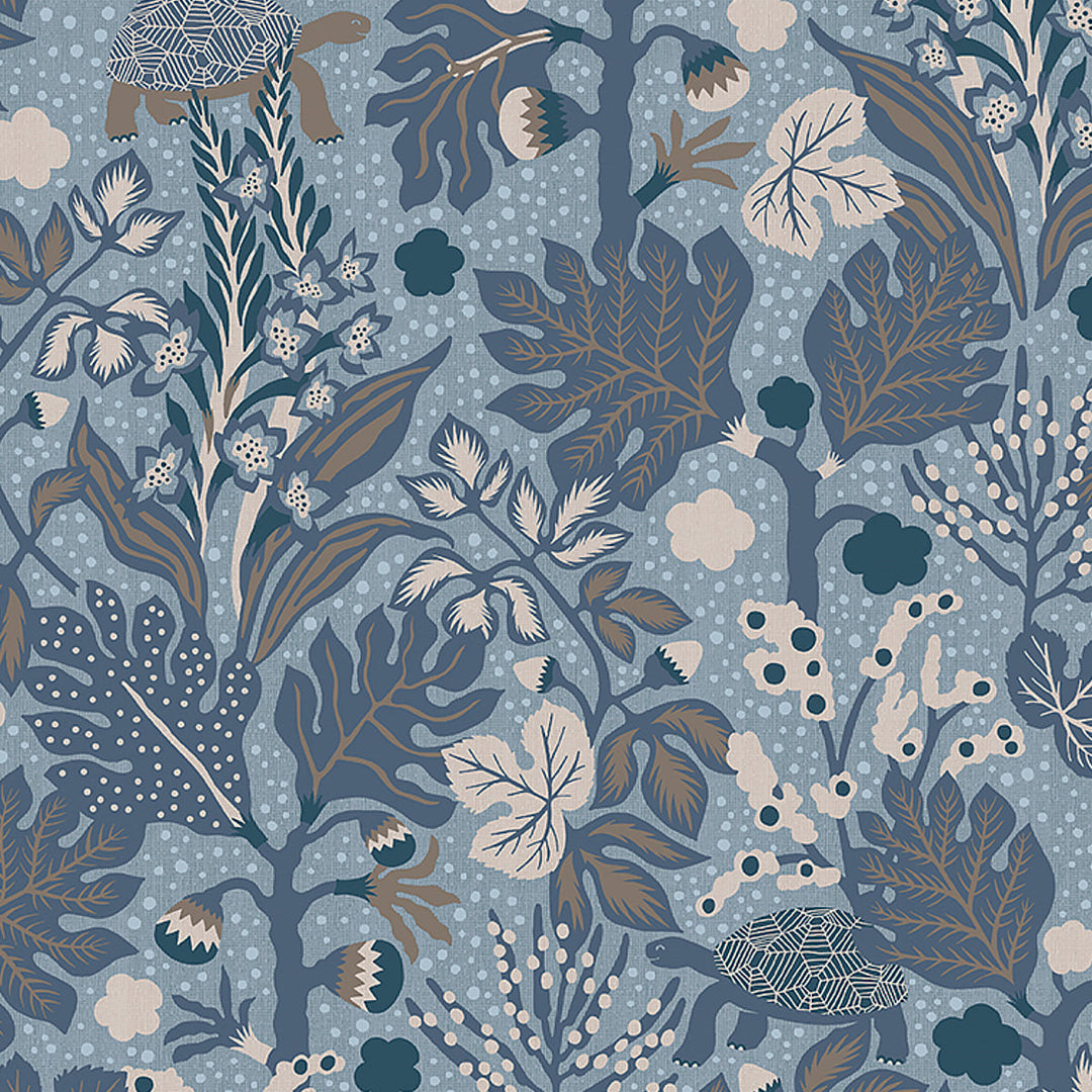 Schumacher Wallcovering Turgräs - Blues