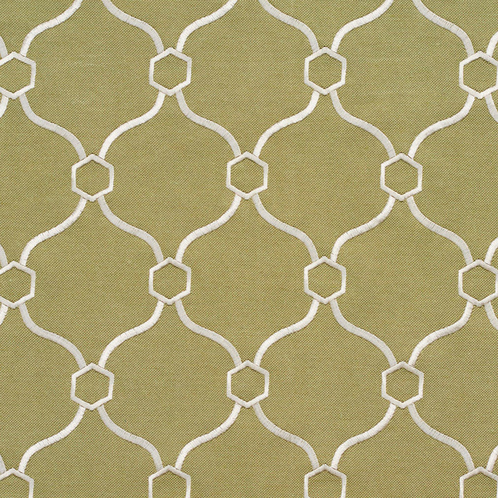 20910-01 by Charlotte Designer Fabric Embroidered Linens 44% Rayon, 30% Polyester, 26% Linen Asia Exceeds 120,000 Wyzenbeek Rubs (Heavy Duty) Horizontal: 3.5" x Vertical: 5" 54 Inches - Swanky Fabrics -
