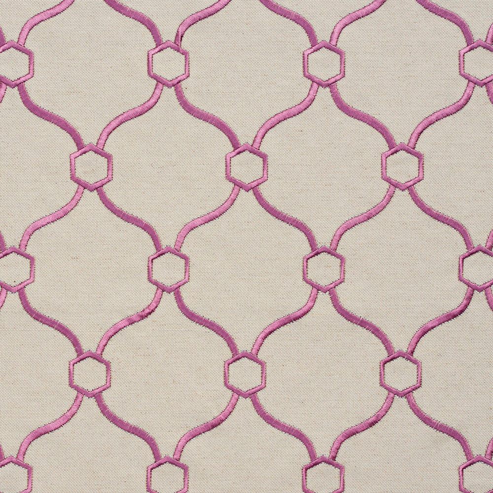 20910-03 by Charlotte Designer Fabric Embroidered Linens 44% Rayon, 30% Polyester, 26% Linen Asia Exceeds 120,000 Wyzenbeek Rubs (Heavy Duty) Horizontal: 3.5" x Vertical: 5" 54 Inches - Swanky Fabrics -