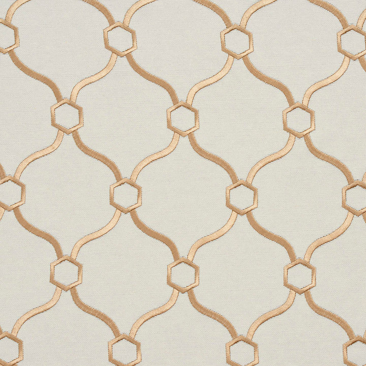 20910-04 by Charlotte Designer Fabric Embroidered Linens 44% Rayon, 30% Polyester, 26% Linen Asia Exceeds 120,000 Wyzenbeek Rubs (Heavy Duty) Horizontal: 3.5" x Vertical: 5" 54 Inches - Swanky Fabrics -