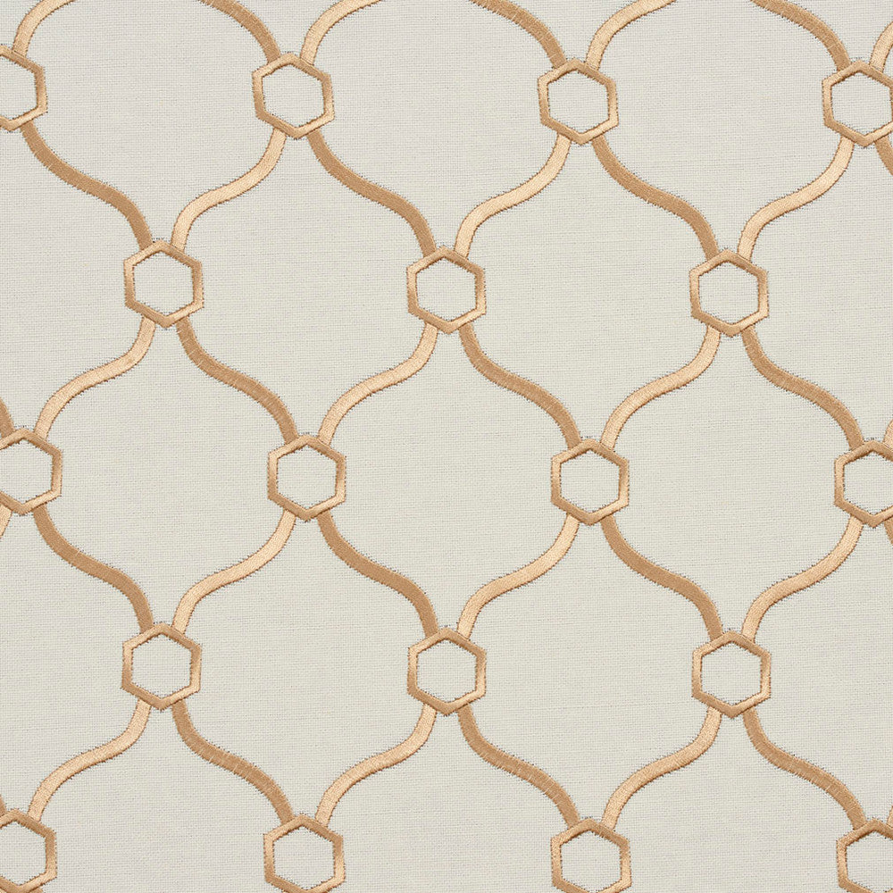 20910-04 by Charlotte Designer Fabric Embroidered Linens 44% Rayon, 30% Polyester, 26% Linen Asia Exceeds 120,000 Wyzenbeek Rubs (Heavy Duty) Horizontal: 3.5" x Vertical: 5" 54 Inches - Swanky Fabrics -