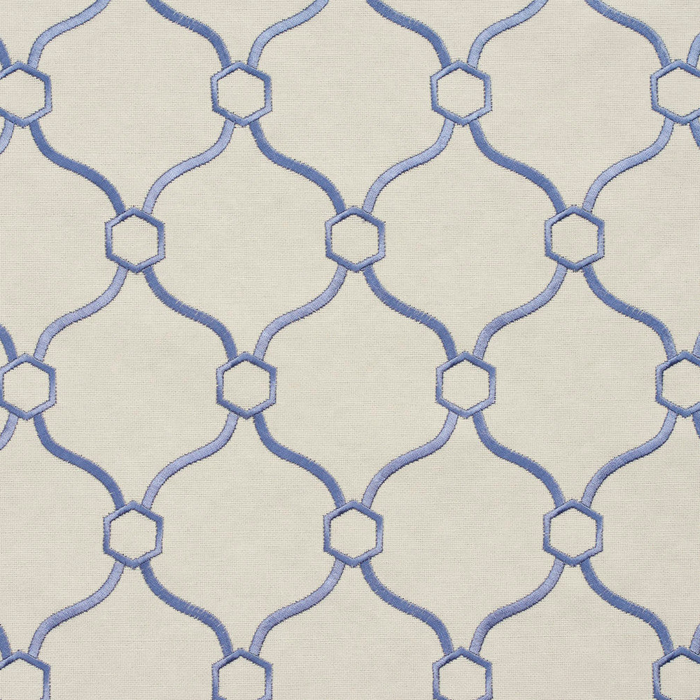 20910-07 by Charlotte Designer Fabric Embroidered Linens 44% Rayon, 30% Polyester, 26% Linen Asia Exceeds 120,000 Wyzenbeek Rubs (Heavy Duty) Horizontal: 3.5" x Vertical: 5" 54 Inches - Swanky Fabrics -