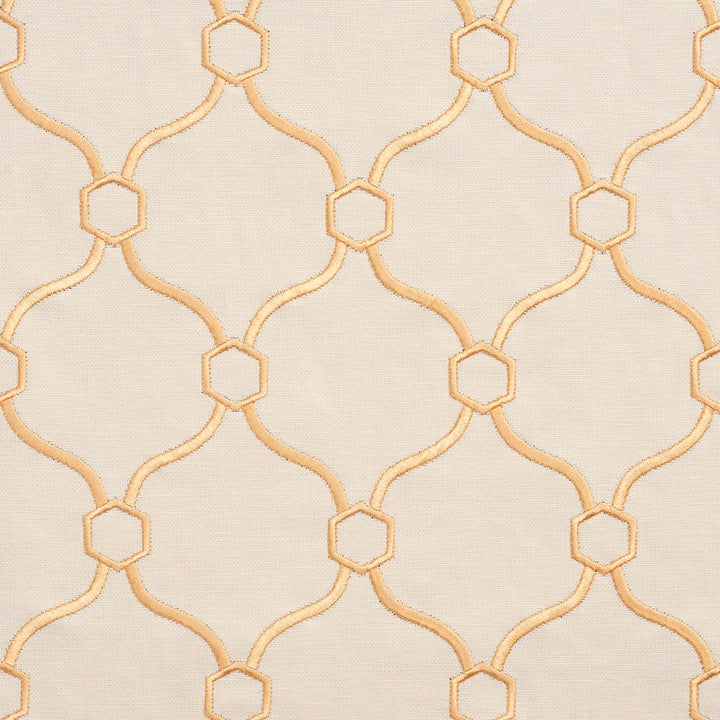 20910-08 by Charlotte Designer Fabric Embroidered Linens 44% Rayon, 30% Polyester, 26% Linen Asia Exceeds 120,000 Wyzenbeek Rubs (Heavy Duty) Horizontal: 3.5" x Vertical: 5" 54 Inches - Swanky Fabrics -