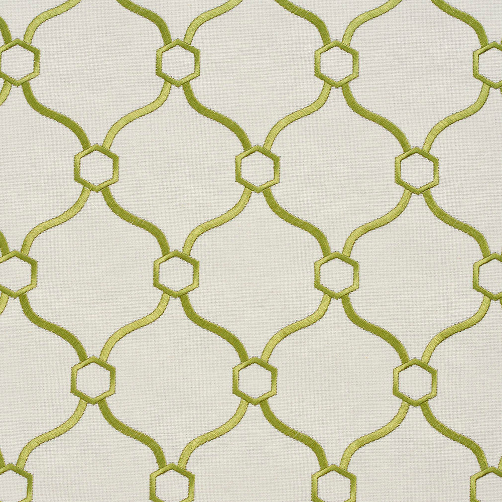 20910-10 by Charlotte Designer Fabric Embroidered Linens 44% Rayon, 30% Polyester, 26% Linen Asia Exceeds 120,000 Wyzenbeek Rubs (Heavy Duty) Horizontal: 3.5" x Vertical: 5" 54 Inches - Swanky Fabrics -