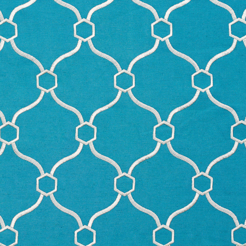 20910-17 by Charlotte Designer Fabric Embroidered Linens 44% Rayon, 30% Polyester, 26% Linen Asia Exceeds 120,000 Wyzenbeek Rubs (Heavy Duty) Horizontal: 3.5" x Vertical: 5" 54 Inches - Swanky Fabrics -