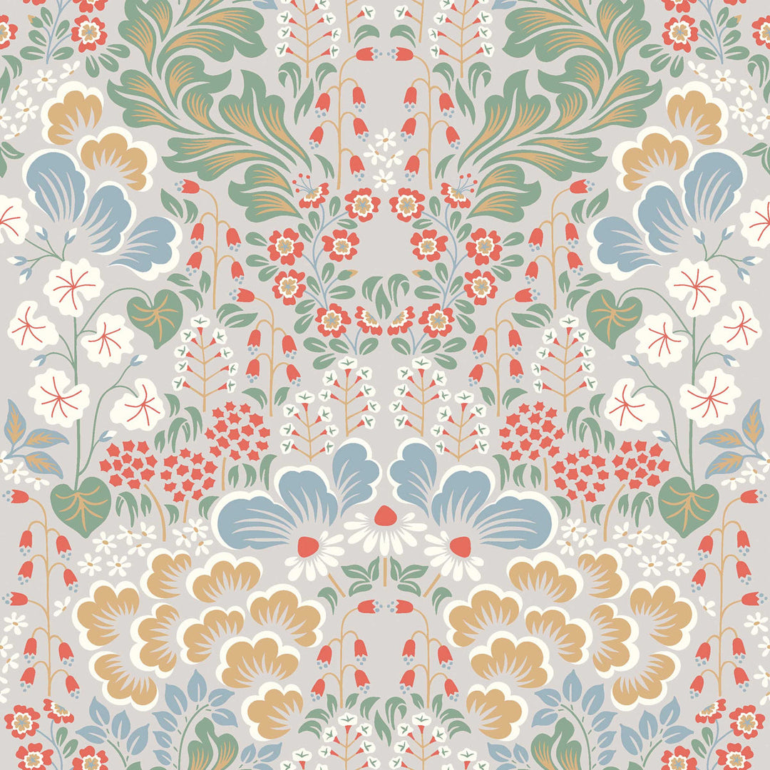 Schumacher Wallcovering Blomstervall - Multi