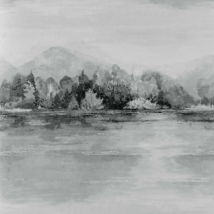 Lakeside (Wp) # 04 Pewter by 1838 Wallcoverings Designer Wallpaper Pavilion STRAIGHT PASTE THE WALL UNITED KINGDOM 36" 20.5"X11YD - Swanky Fabrics -