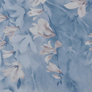 1838 Wallcoverings Wallpaper Trailing Magnolia (Wp) # 03 Chambray