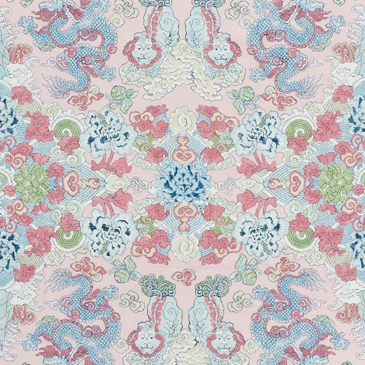 Magic Mountain Dragon Blush 178051 by Schumacher Designer Fabric Free Spirit 27.25" - Swanky Fabrics -