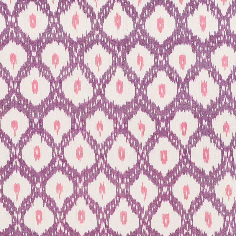 Indio Ikat Purple 178072 by Schumacher Designer Fabric Free Spirit 4.5" - Swanky Fabrics -