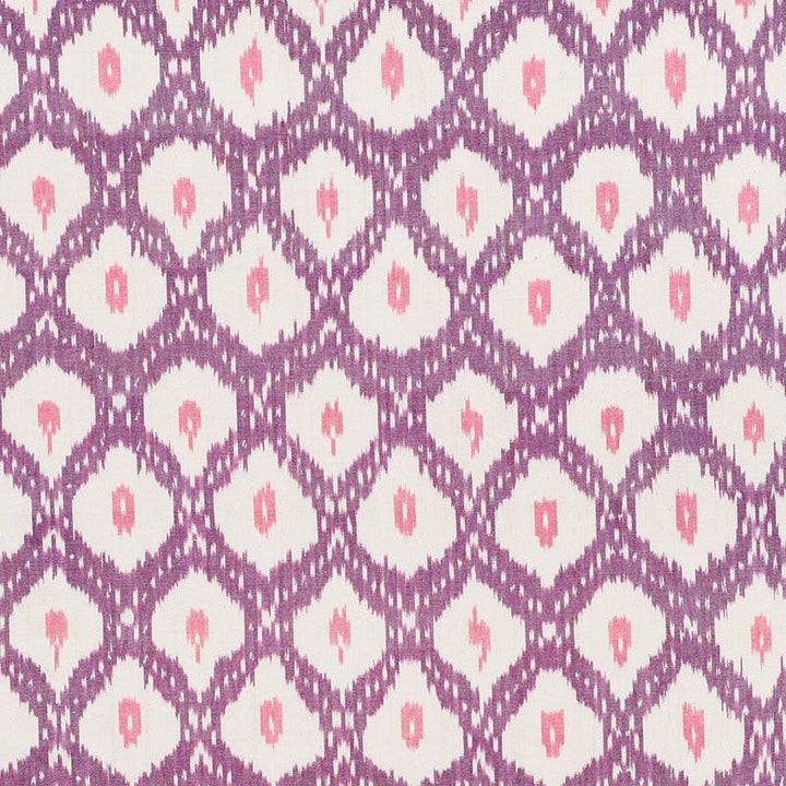 Indio Ikat Purple 178072 by Schumacher Designer Fabric Free Spirit 4.5" - Swanky Fabrics -