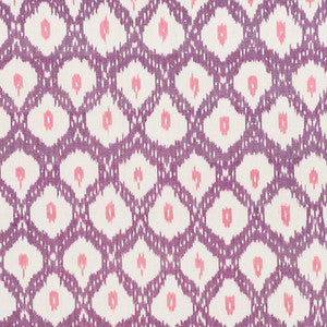 Schumacher Fabric Indio Ikat Purple 178072
